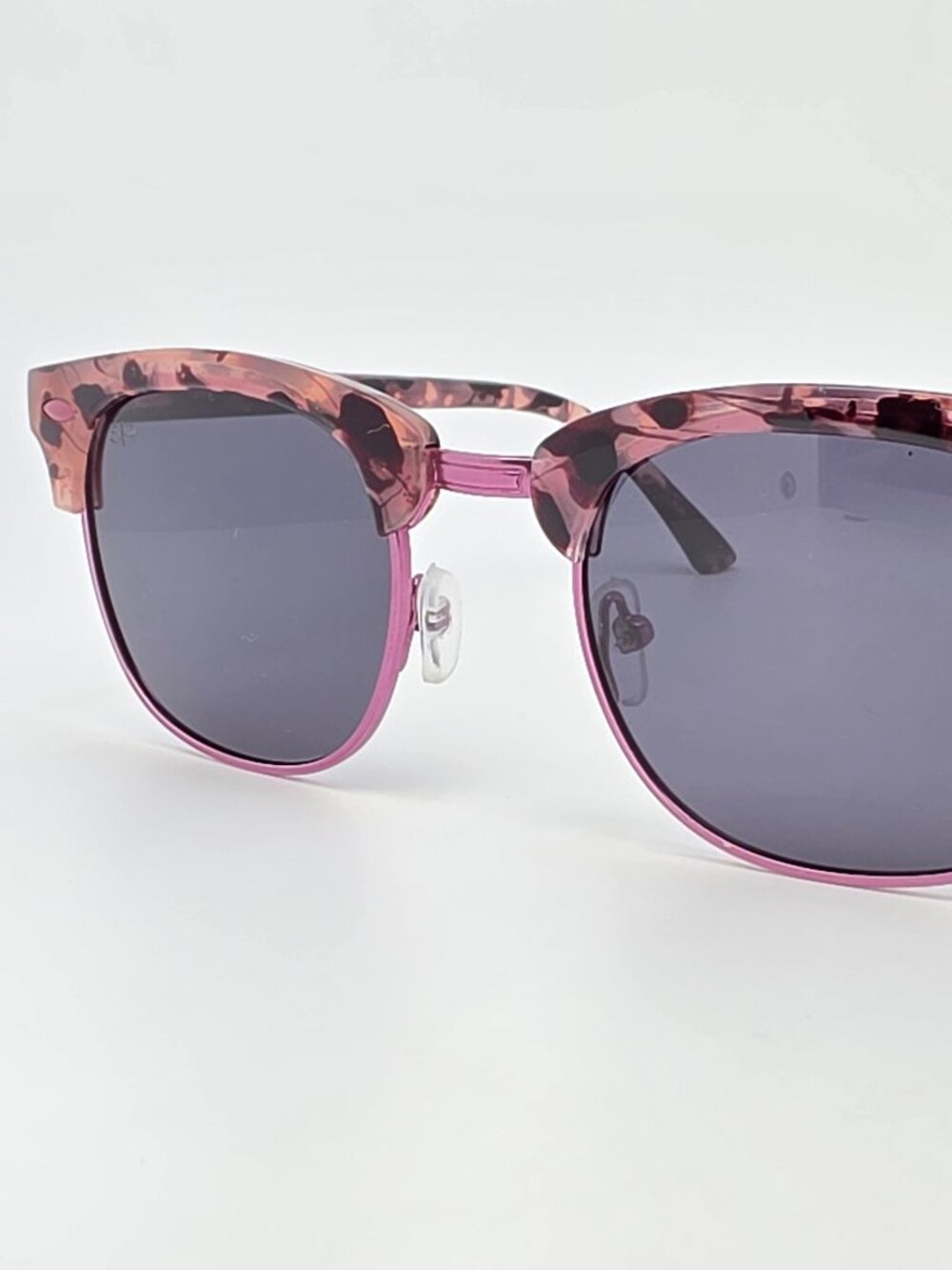 Shady Rays CL-48 Pink Tortoise Frame Polarized Grey Lens Sunglasses 48-19-140